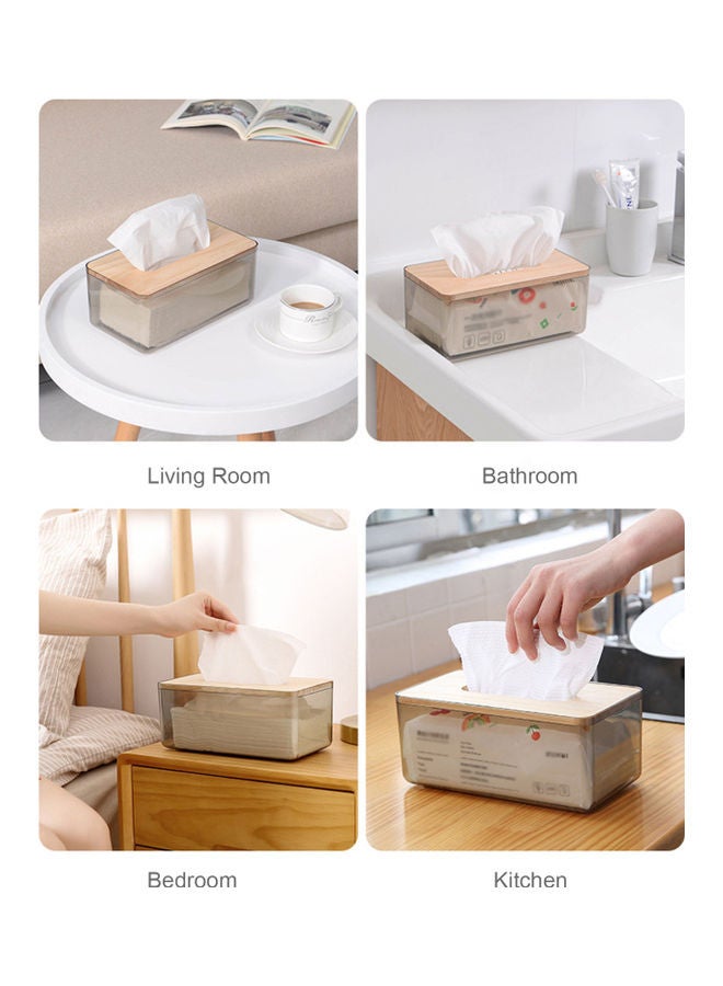 Generic - Paper Towel Dispenser Grey/Beige 18x10x11.5cm - Image 1