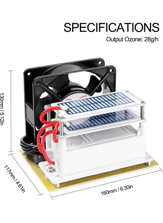 Portable Ozone  Air Purifier Multicolour - Image 2