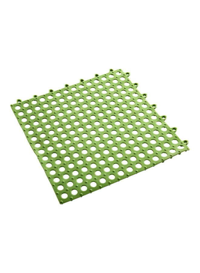 بساط مضاد للانزلاق للحمام. أخضر 30x1x30سم 