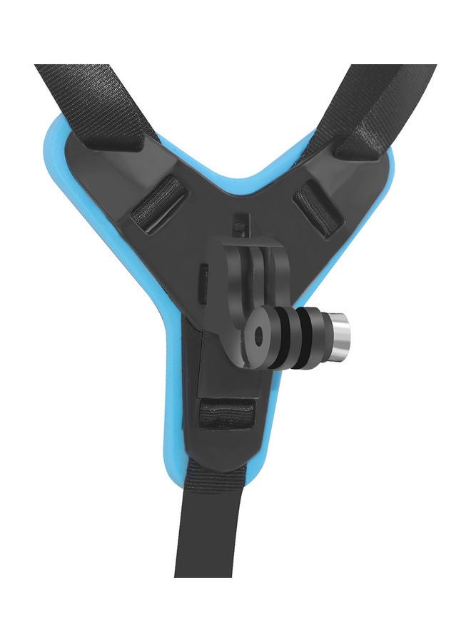 Motorcycle Helmet Chin Mount Holder Camera Stand Accessory Blue/Black  - Image 4