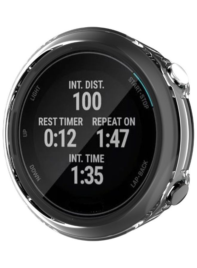 TPU Protective Cover for Garmin Swim 2 Smart Watch Black - Image 2