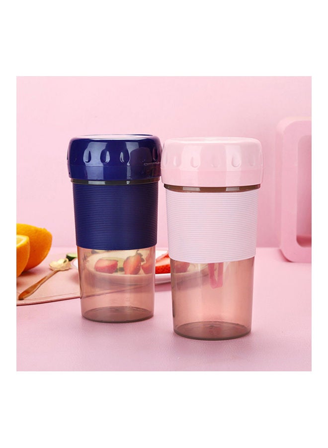 Generic - Portable Juicer Cup Blender Blue/Clear - Image 1