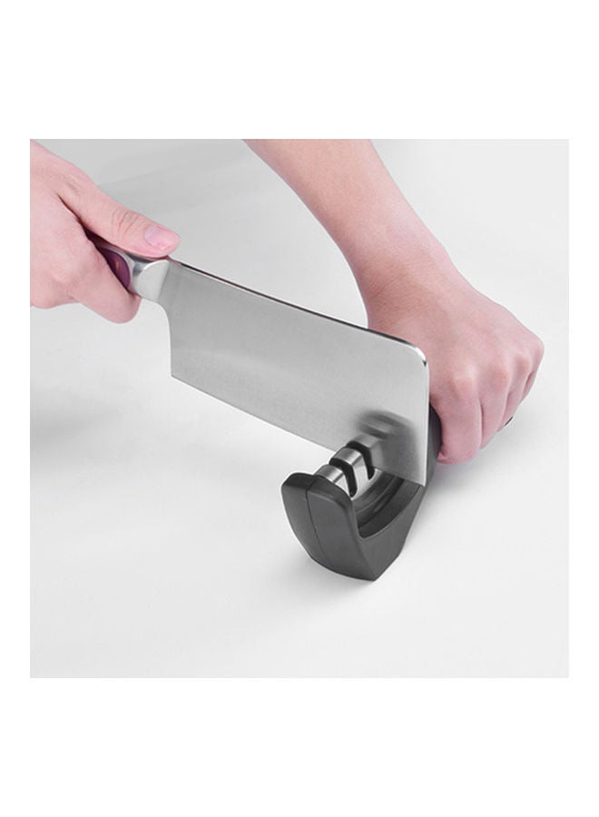 3-Stage Knife Sharpener Black/Grey - Image 2