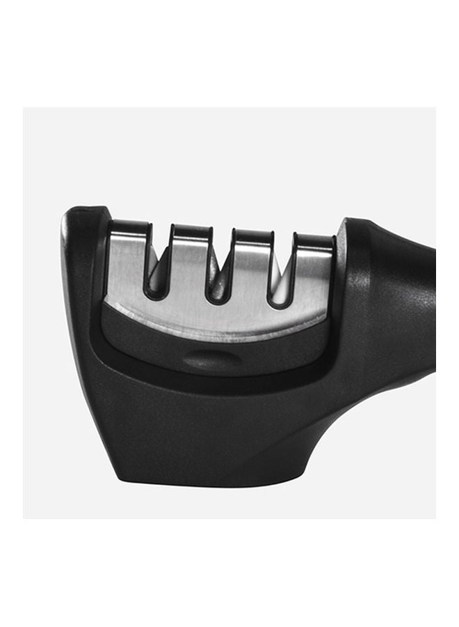 3-Stage Knife Sharpener Black/Grey - Image 4
