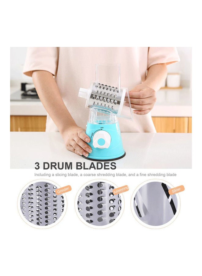 Manual Rotary Cheese Grater Red/White  - Image 3