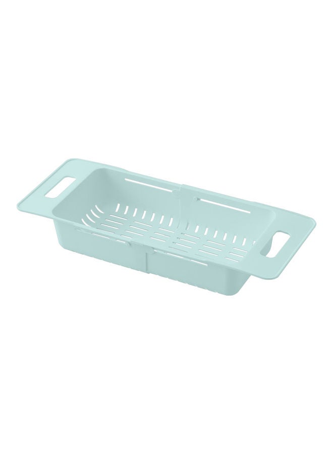 Over Sink Collapsible Colander Blue  - Image 1