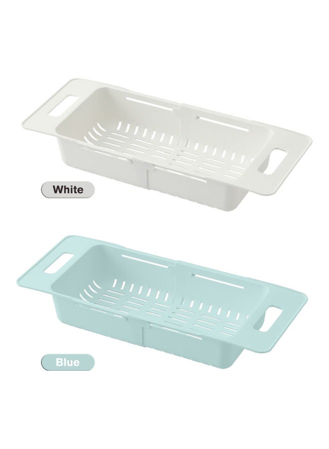 Over Sink Collapsible Colander Blue  - Image 5