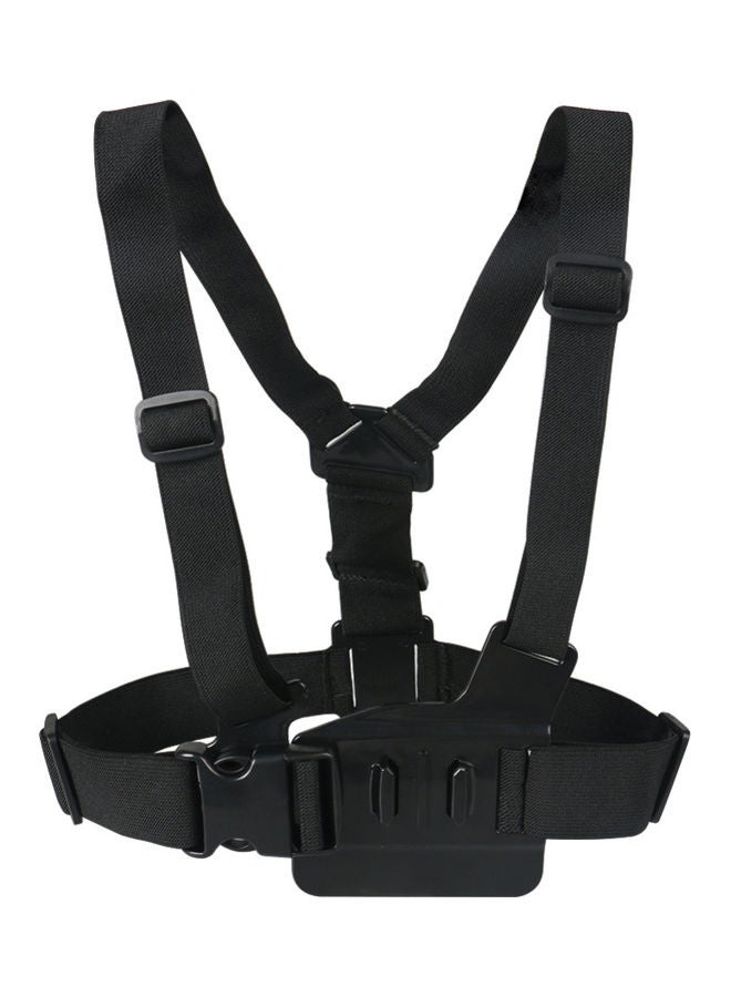Adjustable Chest Belt Strap Mount Harness For Sport Action Camera Accessories Black  - Image 1