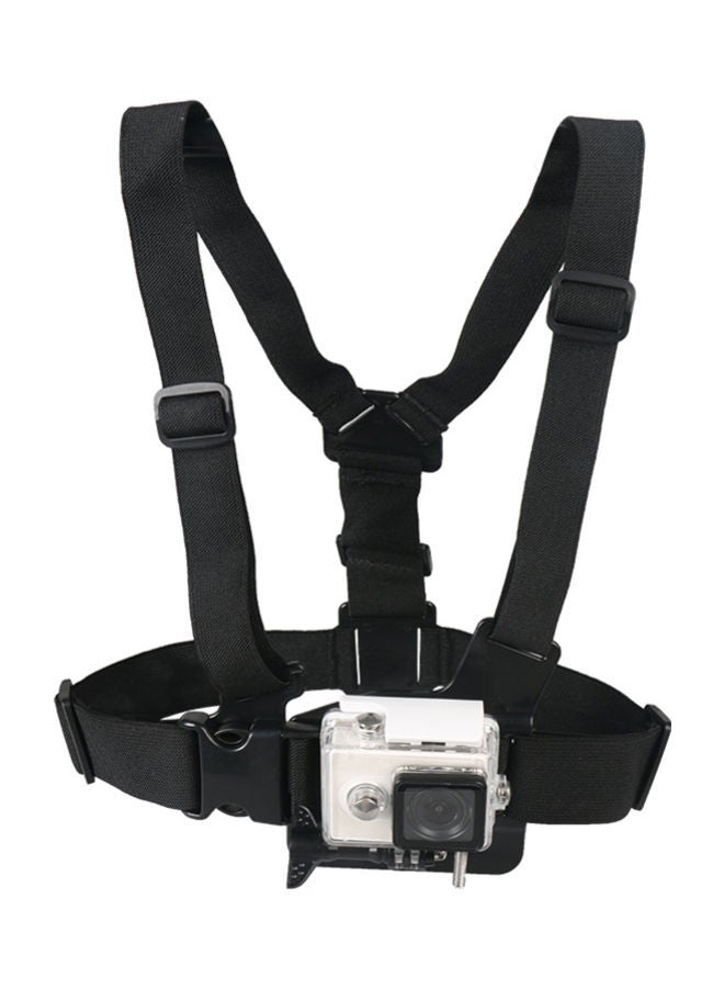 Adjustable Chest Belt Strap Mount Harness For Sport Action Camera Accessories Black  - Image 2