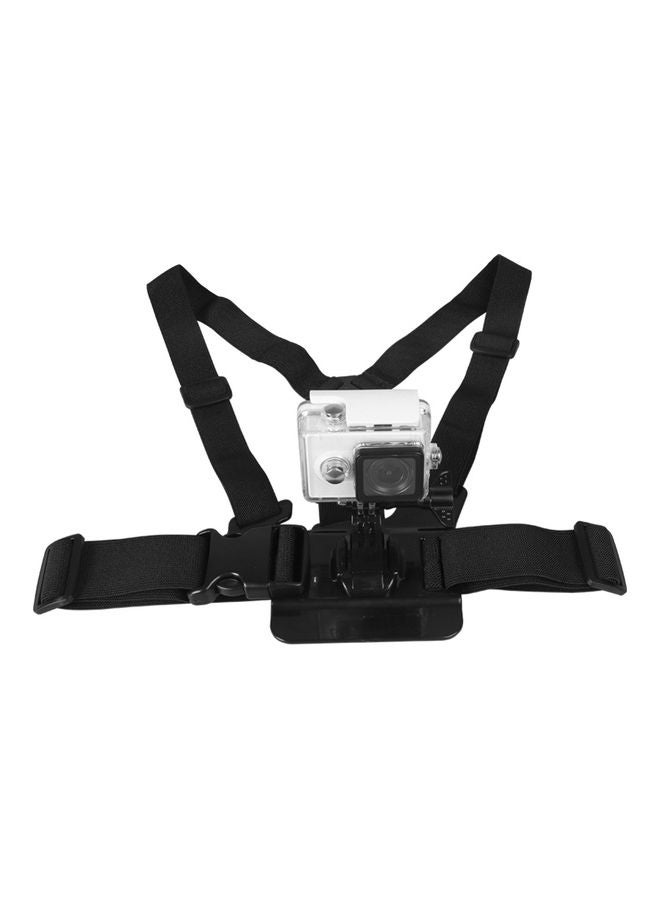 Adjustable Chest Belt Strap Mount Harness For Sport Action Camera Accessories Black  - Image 4