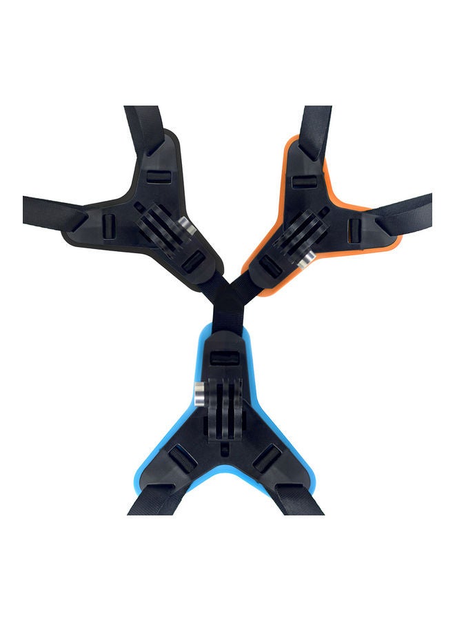 Motorcycle Helmet Chin Mount Holder Camera Stand Accessory Blue/Black  - Image 3