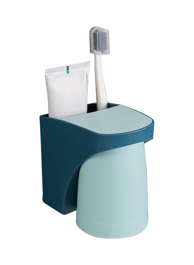 Magnetic Toothbrush Cup Blue 12x9x12cm  - Image 1