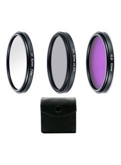 Generic 3-Piece  Photography Filter Kit For SLR Camera Black  - Image 1