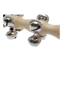 Generic Wooden Metal Hand Bell Ring Shaker Stick  - Image 4
