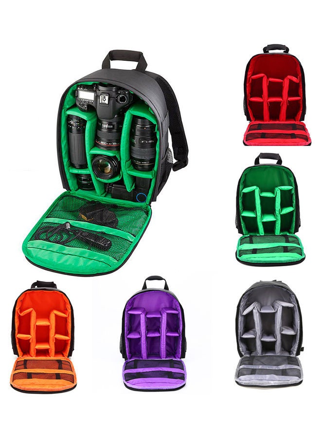Waterproof DSLR Camera Backpack Photography Shoulder Bag Case Orange  - Image 2