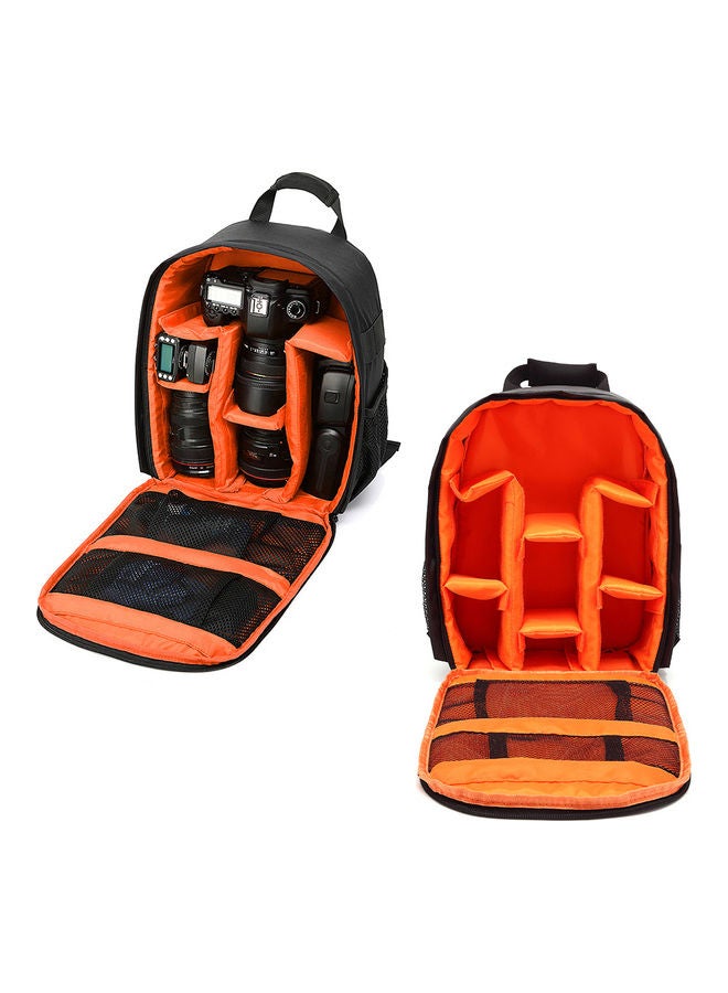 Waterproof DSLR Camera Backpack Photography Shoulder Bag Case Orange  - Image 3