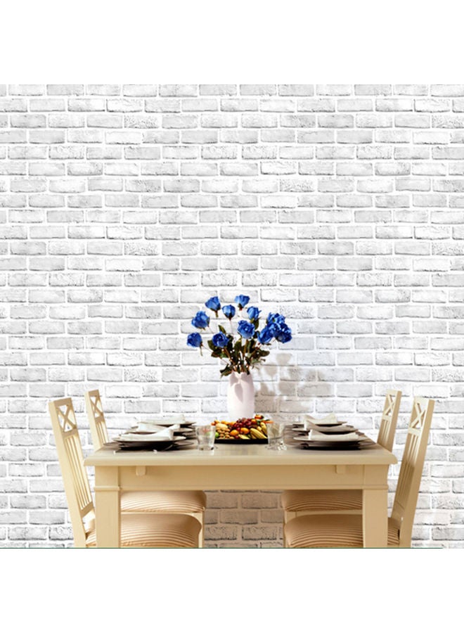 Simulation Wood Grain Brick Self-Adhesive PVC Wall Sticker Multicolour - Image 5