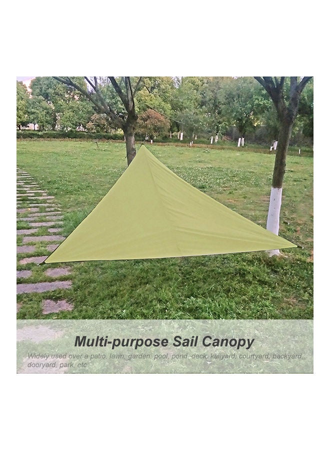 Generic Waterproof UV-Resistant Sun Shade Sail Heavy Duty Triangle Canopy Green 6 x 6 x 6meter  - Image 3