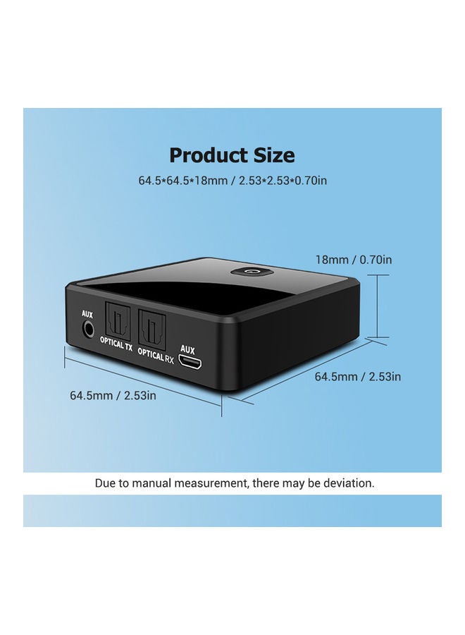 Generic Transmitter Receiver 2 In 1 Wireless Audio Adapter  - Image 2