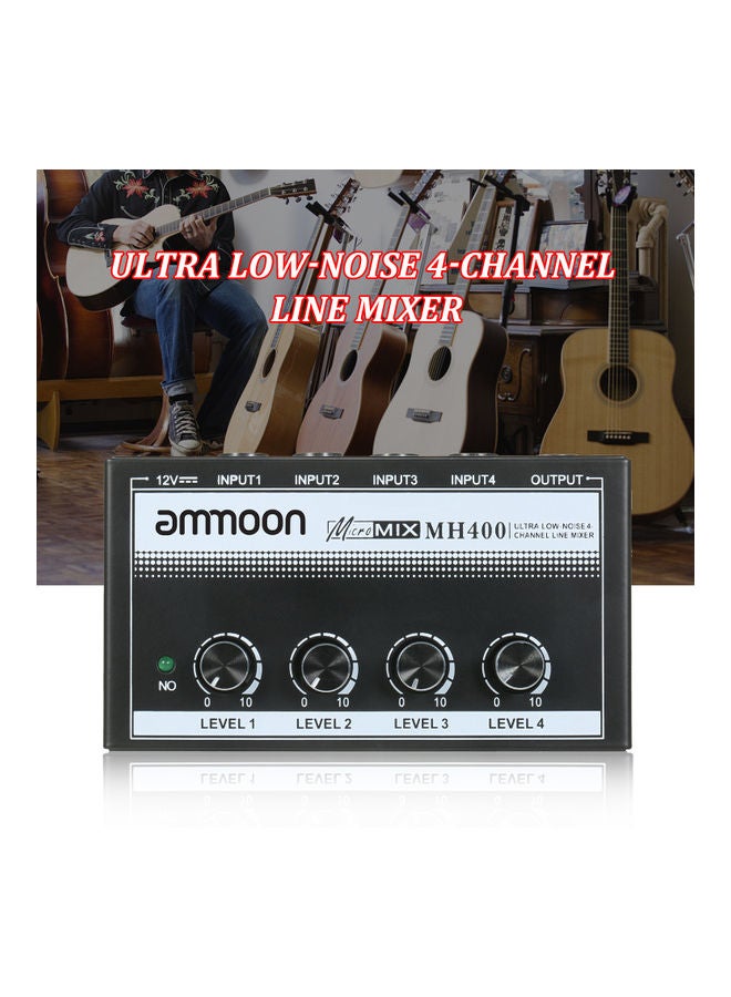 MH400 Ultra Low-Noise 4-Channel Line Mixer
