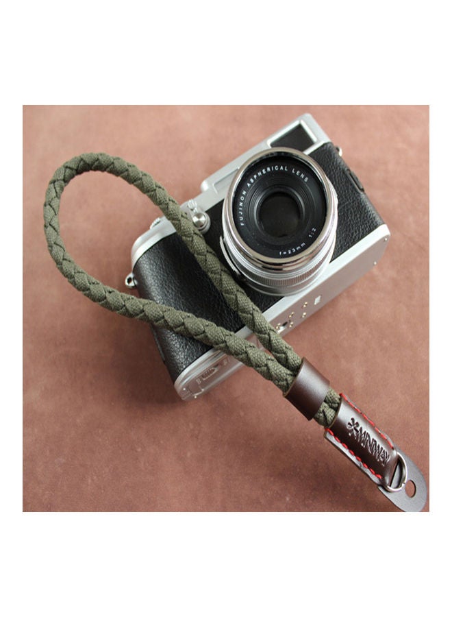 Digital Camera Carry Wrist Strap Band Black/Brown - Image 2