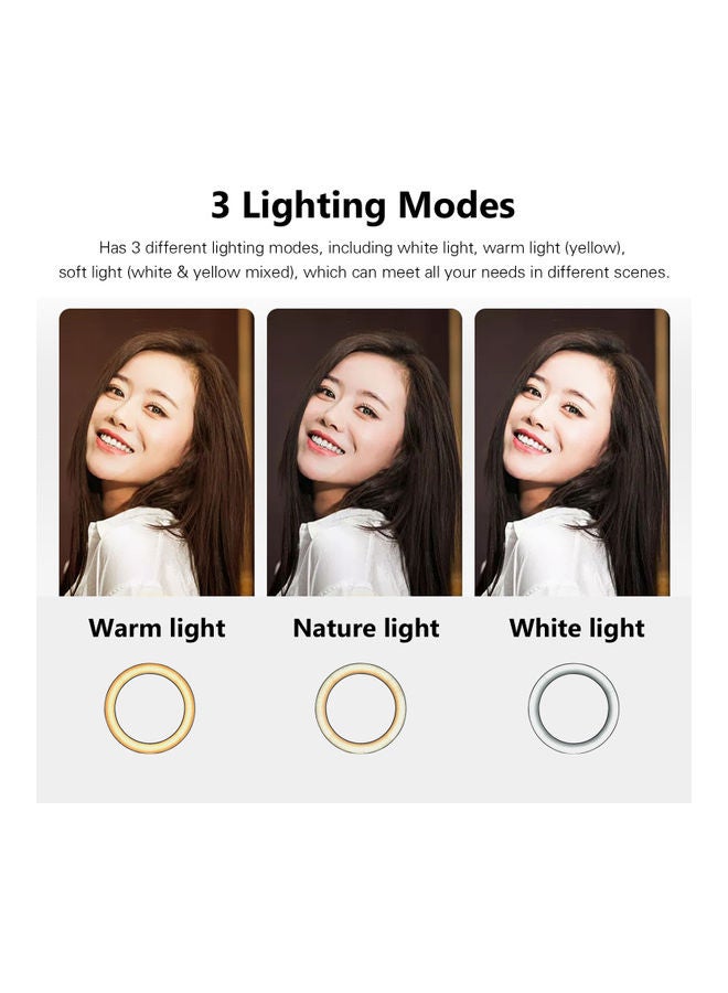 Dimmable LED Selfie Ring Light Multicolour - Image 5