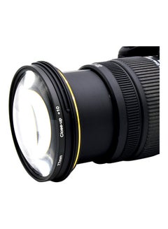 Generic 4-Piece 37-82mm +1 +2 +4 +10 Optical Glass SLR Camera Macro Lens Close-Up Filters Black  - Image 3