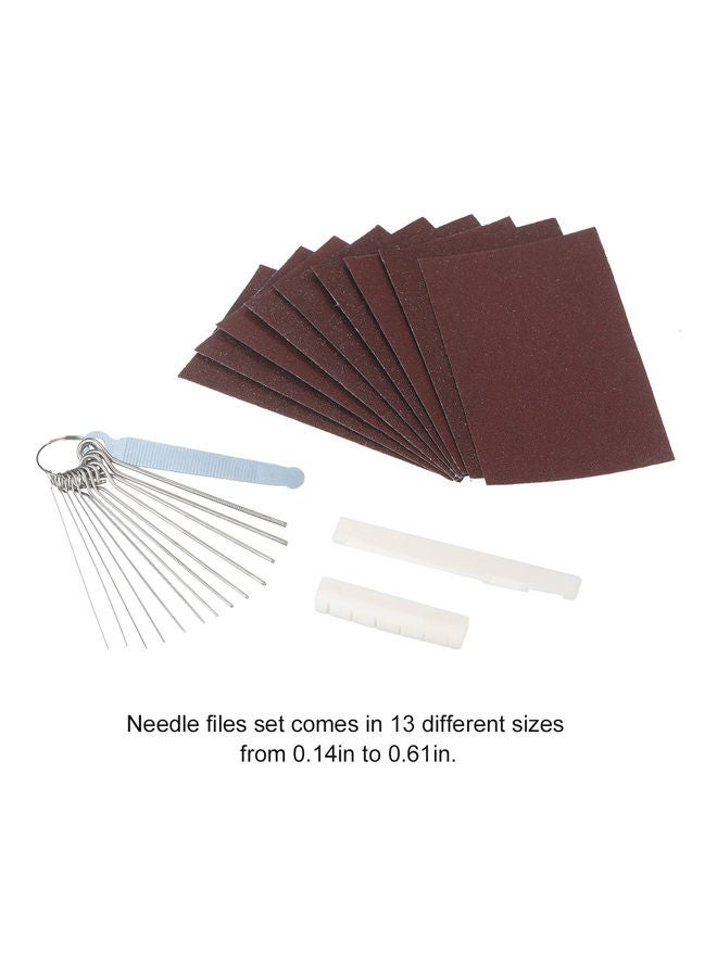 6-String Acoustic Guitar Nut And Saddle Set