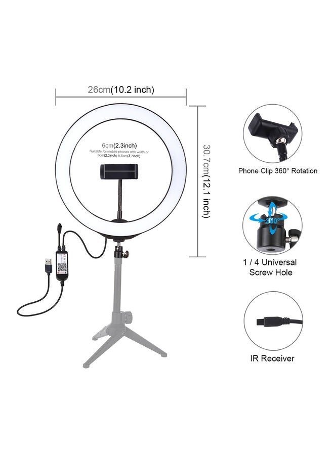 Dimmable LED Ring Light Multicolour