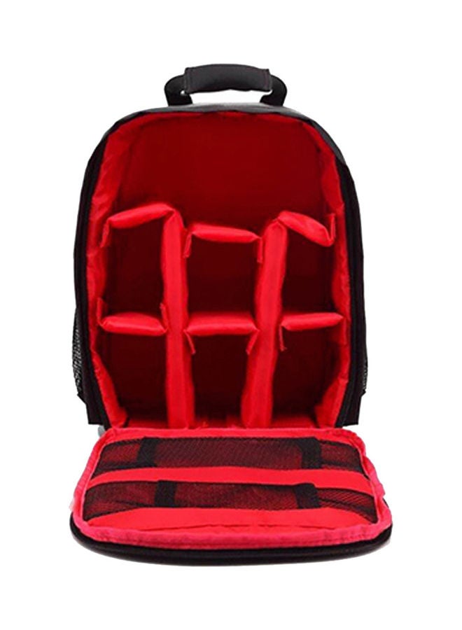 Waterproof DSLR Camera Photography Shoulder Case Red - Image 1