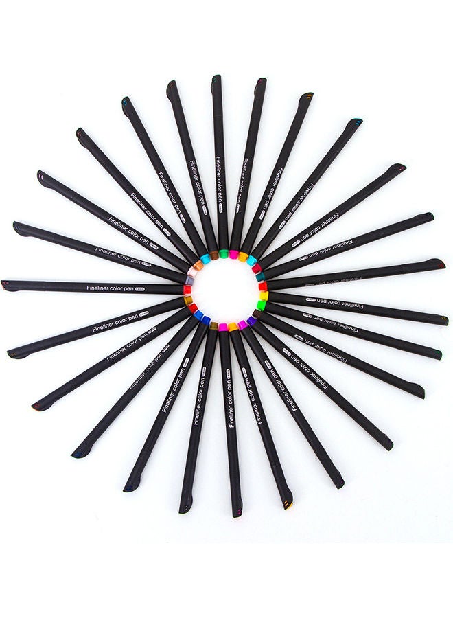 Generic - 48-Count Fineliner Pen Set Multicolour - Image 1