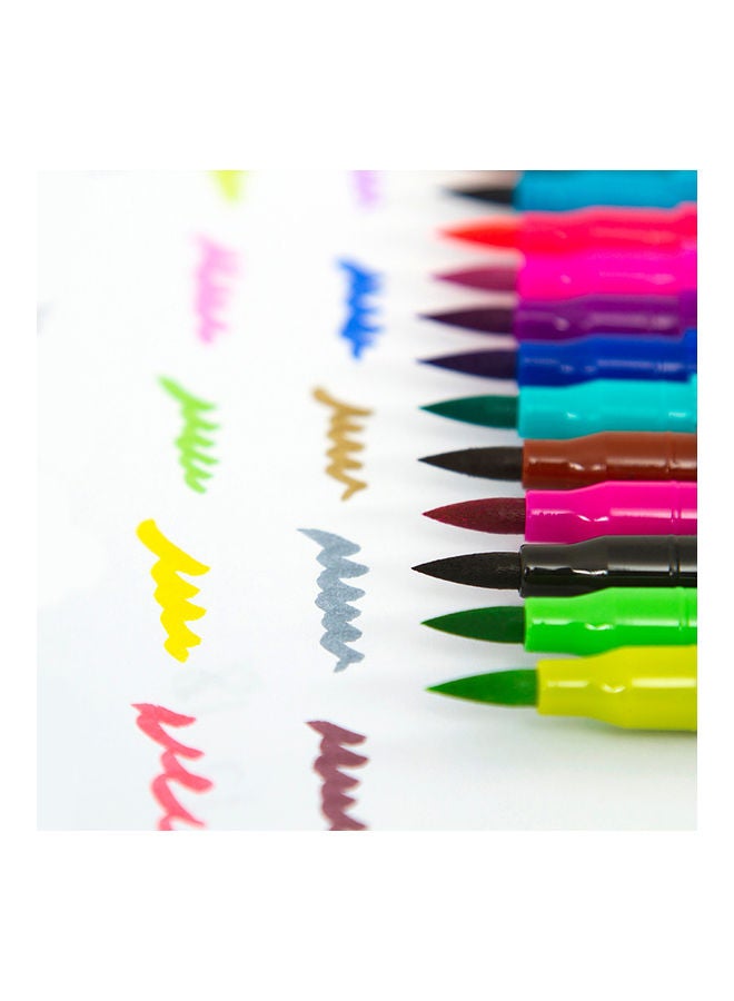 Generic 60-Count Dual Tip Marker Set with Box Multicolour  - Image 3
