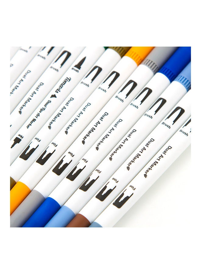 Generic 60-Count Dual Tip Marker Set with Box Multicolour  - Image 5