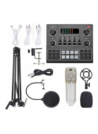 Multifunctional V10 Sound Card And Suspension Microphone Kit - v1626989465/N49380824A_1