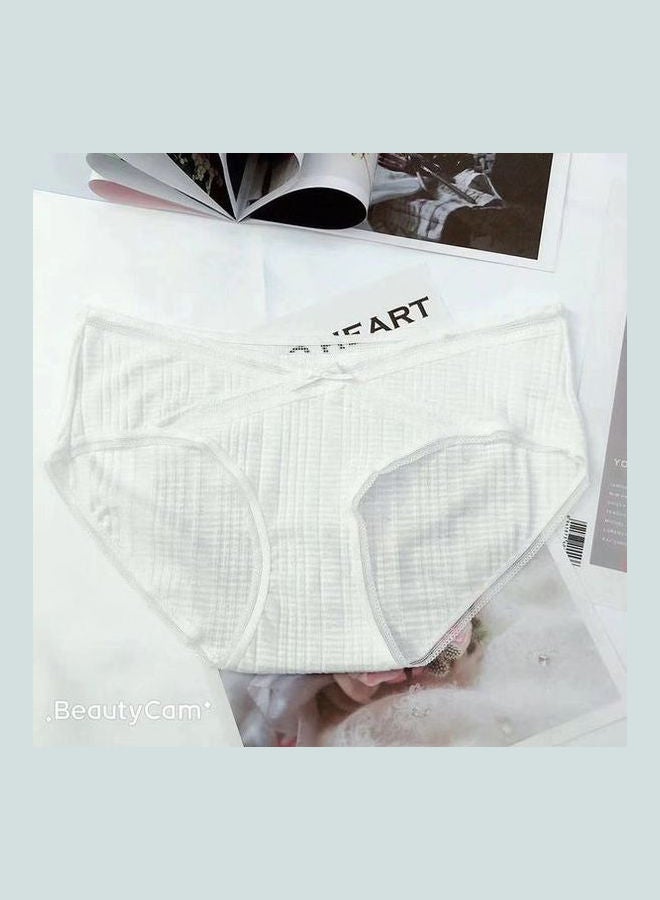 Pack Of 6 Solid Pattern Briefs Multicolour - Image 2