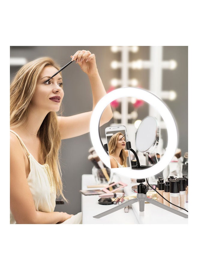 طقم مصابيح LED بتصميم حلقي الشكل أسود - Image 3