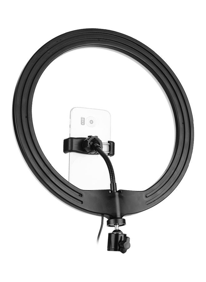 طقم مصابيح LED بتصميم حلقي الشكل أسود - Image 4