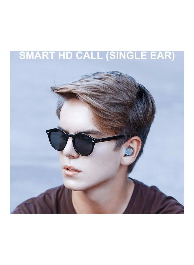 سماعة أذن داخلية إيربادز رياضية ترو وايرليس تعمل بالبلوتوث 5.0 مع علبة شحن . أسود - Image 4