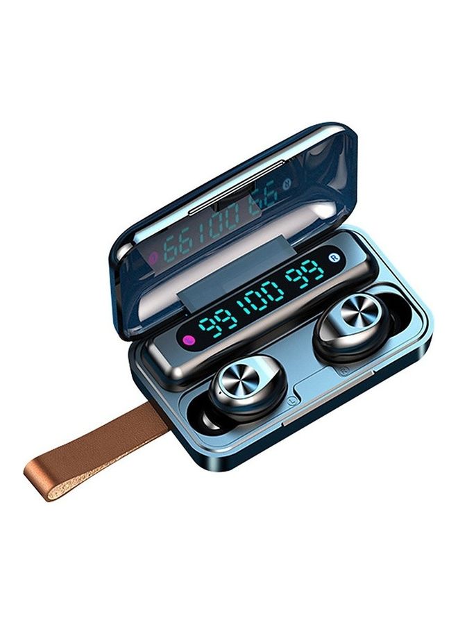 True-Wireless In-Ear BT5.0 Sports Earbuds With Charging Case Black - Image 1