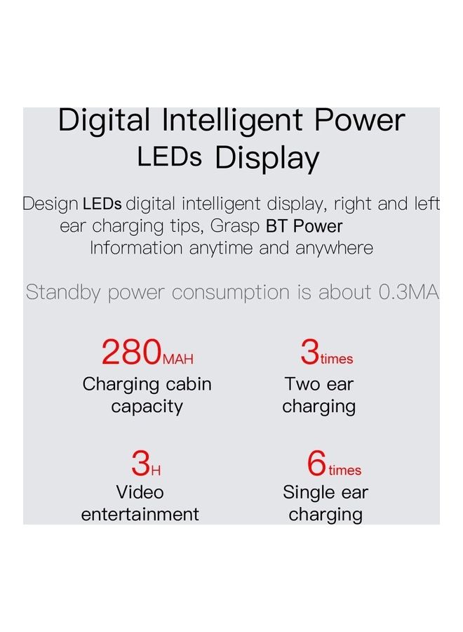 True-Wireless In-Ear BT5.0 Earbuds Black - Image 2