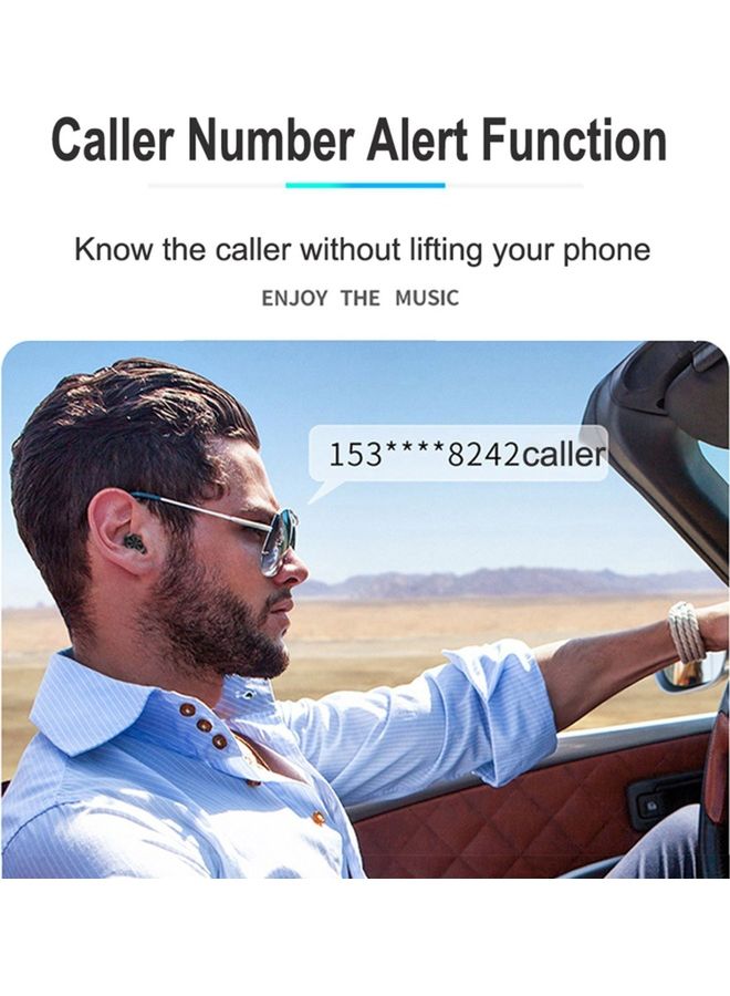 BT5.0 True Wireless Auto Pairing Noise Reduction Earbuds With Charging Case Black - Image 5