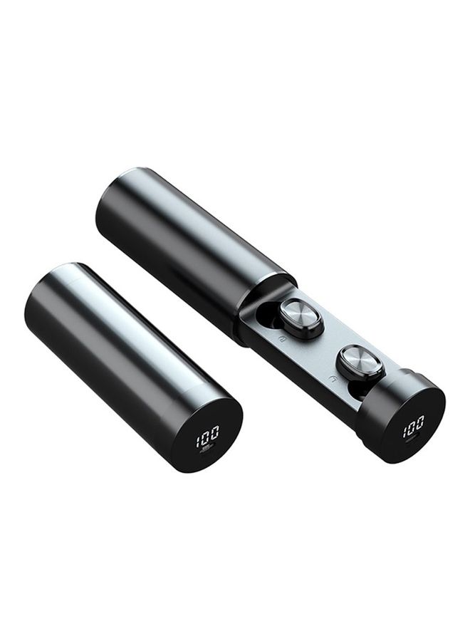 BT5.0 True Wireless Auto Pairing Noise Reduction Earbuds With Charging Case Black - Image 1
