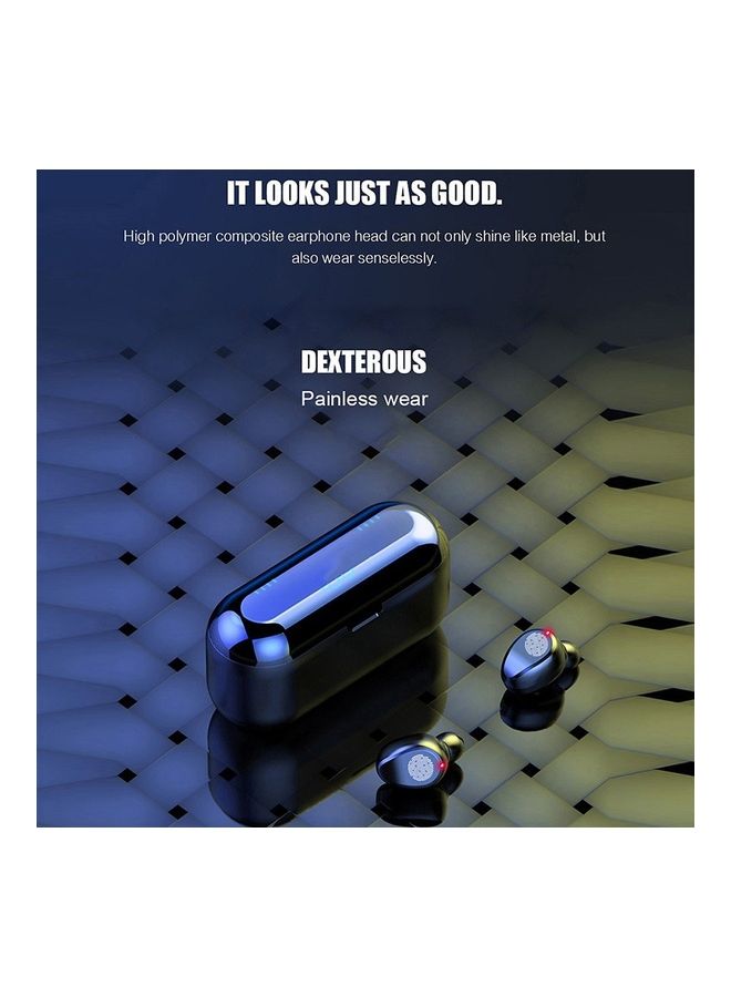 True-Wireless In-Ear BT5.0 Sports Earbuds Black - Image 3