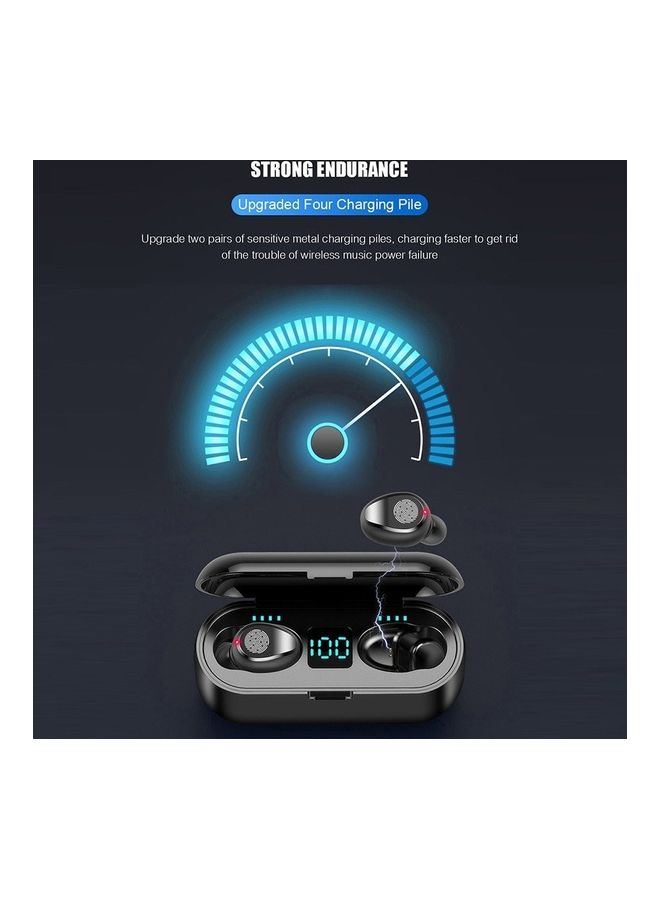 True-Wireless In-Ear BT5.0 Sports Earbuds Black - Image 4