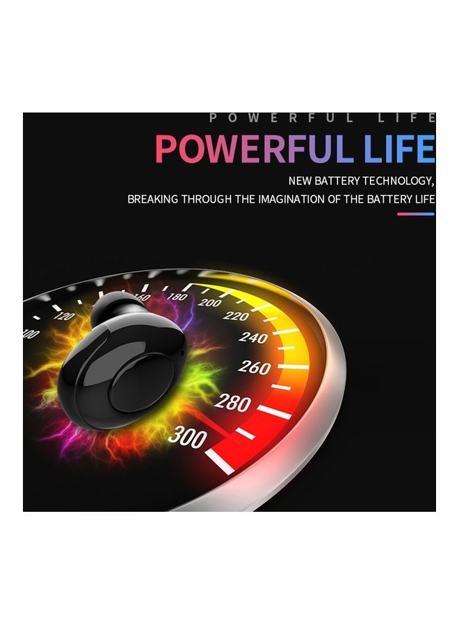 سماعة أذن داخلية إيربادز رياضية ترو وايرليس تعمل بالبلوتوث 5.0 مع علبة شحن . أسود - Image 2