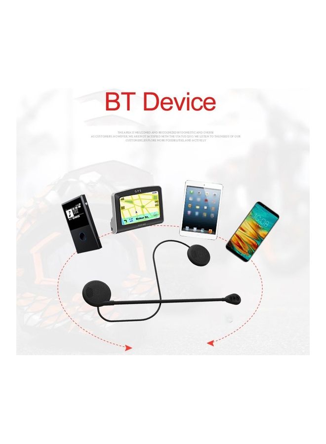 Motorcycle Riders BT Headphone Black - Image 3