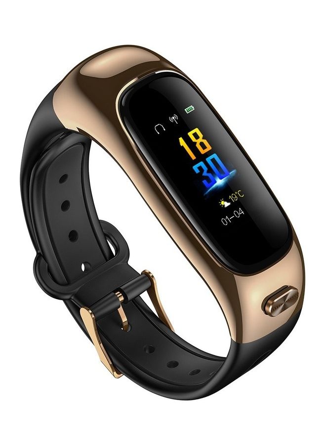 Sports Band BT Earphone Smart Headset With Microphone Rose Gold