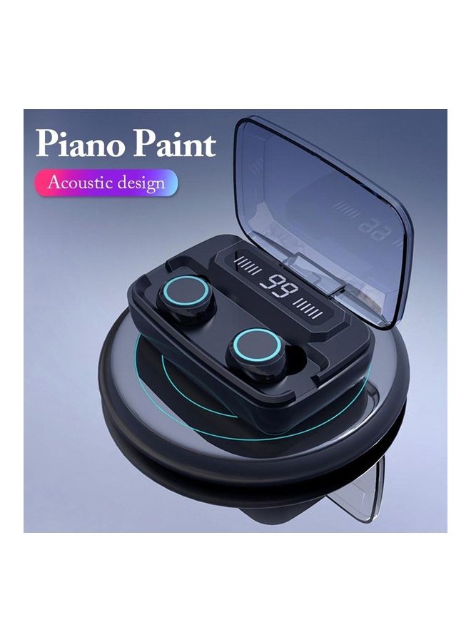 سماعة أذن داخلية إيربادز رياضية ترو وايرليس تعمل بالبلوتوث 5.0 مع علبة شحن . أسود - Image 5