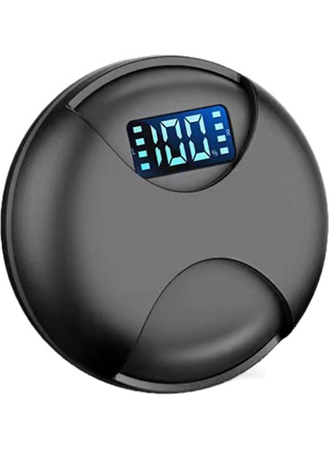 سماعة إيربادز BT5.0 لاسلكية حقيقية بخاصية تقليل الضوضاء مع علبة شحن أسود - Image 1