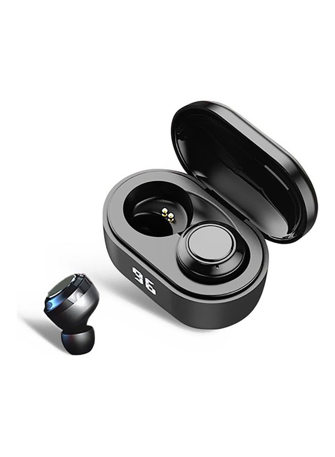 Generic BT5.0 True Wireless Auto Pairing Noise Reduction Earbuds With Charging Case Black 